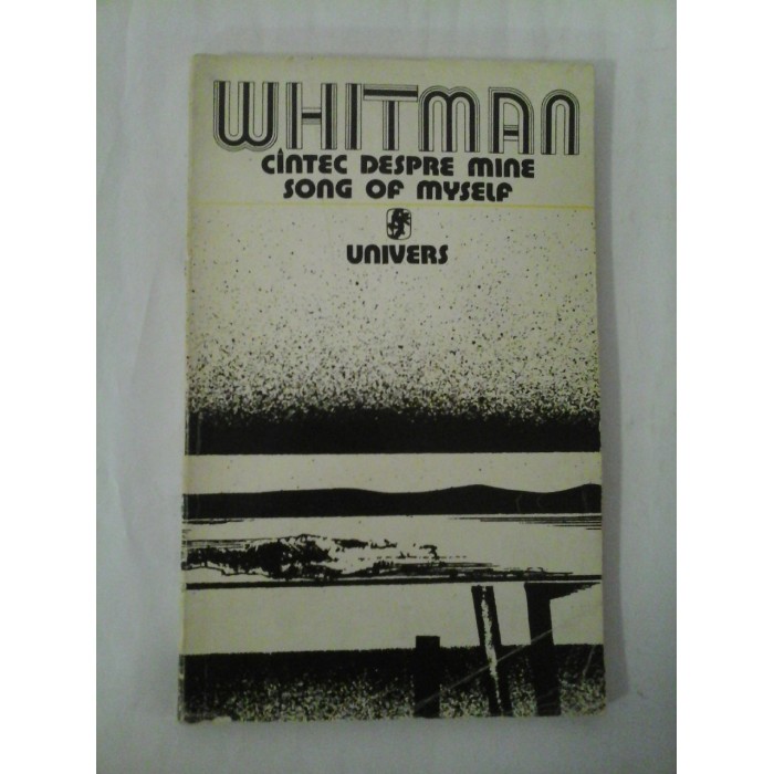 Cantec despre mine song of myself - Walt Whiteman